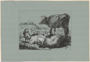 Tafel 6, aus der Serie von 12 Pastoralszenen