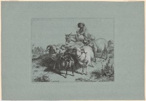 Tafel 9, aus der Serie der 12 Pastoralszenen