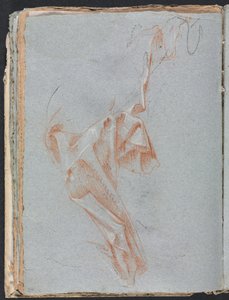 Verona-Skizzenbuch: Draperiestudie Seite 38