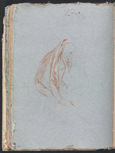 Verona Skizzenbuch: Weibliche Figur mit Umhang (Seite 40)