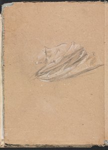 Verona Skizzenbuch: Kopf und Schulter mit Draperie Seite 14, 1760
