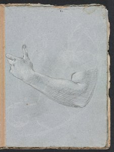 Verona-Skizzenbuch: Linker Arm und Hand, Seite 47, 1760