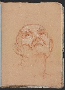 Verona Skizzenbuch: Männlicher Kopf Seite 31, 1760