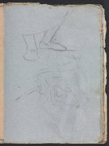 Verona Skizzenbuch: Studie von Füßen (Seite 53)
