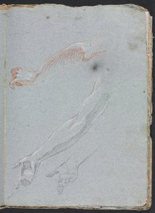 Verona Skizzenbuch: Studie von Händen und Armen Seite 29, 1760