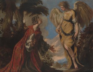 Hagar und der Engel (ca. 1657)