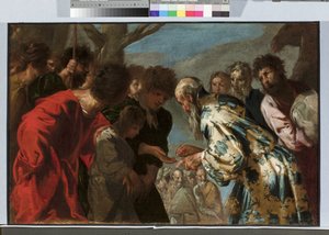 Joseph wird von seinen Brüdern verkauft, ca. 1657-58 von Francesco Maffei