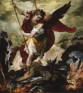 Sankt Michael besiegt Satan von Francesco Maffei