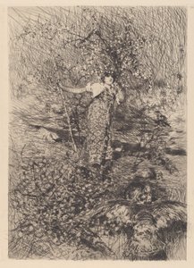 Hüterin der Truthähne [Gardeuse de dindons] von Francesco Paolo Michetti