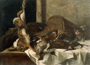 Stillleben mit Wild von Francesco Paolo Palizzi