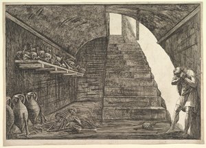 Gefängnisszene von Francesco Piranesi