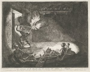 Soldatenkaserne in Pompeji von Francesco Piranesi