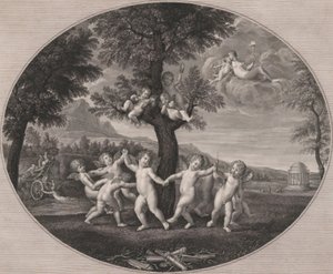 Amorini feiern die Entführung der Proserpina, 1805-12 von Francesco Rosaspina