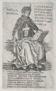 Die Sibyllen: Die phrygische Sibylle, ca. 1470-1480 von Francesco Rosselli