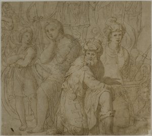Teil des Triumphs und der Heldentaten von Furius Camillus