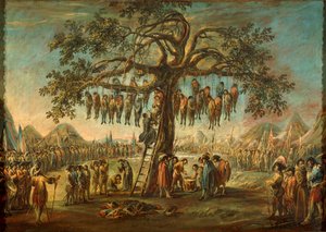 Die Elenden des Krieges: die Gehängten von Francesco Simonini von Francesco Simonini