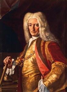 Porträt von Graf Aloys Thomas Raimund Von Harrach, Vizekönig von Neapel, ca. 1730 von Francesco Solimena