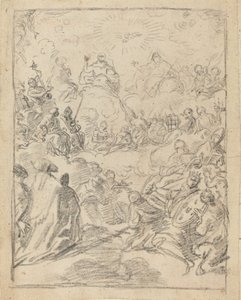Der Triumph der Dreifaltigkeit (Die Gloria) von Francesco Solimena