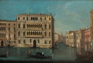 Canal Grande und Palazzo Foscari