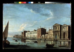 Blick auf Santo Spirito und Zattere in Venedig von Francesco Tironi