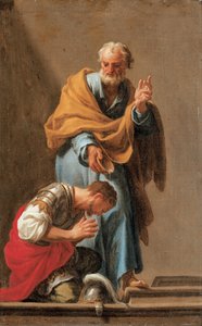 St. Peter tauft den Zenturio Cornelius von Francesco Trevisani