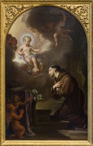 Vision des heiligen Antonius