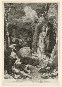 Die Stigmatisation des hl. Franziskus von Francesco Villamena