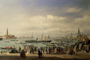 Napoleon III. kommt in Venedig an von Francesco Zanin
