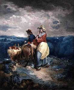 Die wandernden Töpfer, graviert von John Whessell, veröffentlicht von T. Simpson und Darling & Thompson