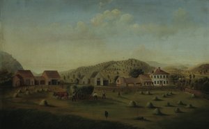 Leete Farm, West Claremont, New Hampshire, ca. 1822 von Francis Alexander