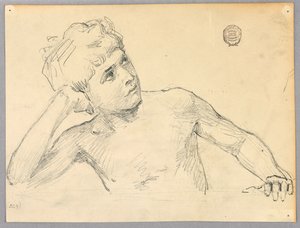 Figurenstudie von Francis Augustus Lathrop