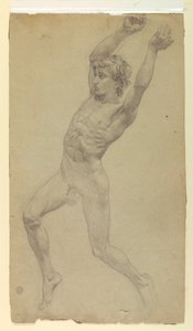 Figurenstudie für Diana und ihre Begleiterinnen unter den Sternbildern von Francis Augustus Lathrop
