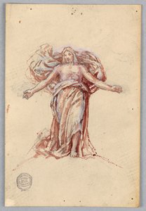 Studie für Christus, Chor von St. Bartholomew, New York von Francis Augustus Lathrop
