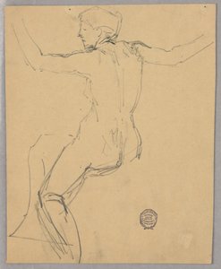 Studie einer nackten Figur