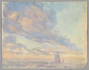 Studie von Wolken, Rom, Italien