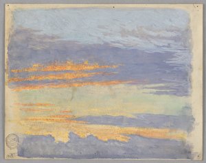 Studie von Wolken, Rom, Italien
