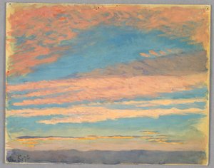 Studie von Wolken, Rom, Italien