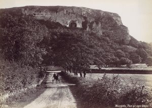 Abergele, Tan-yr-ogo-Höhle, 1870er Jahre von Francis Bedford
