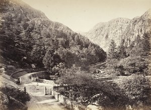 Beddgelert, Pass von Aberglaslyn, von der Straße (515) von Francis Bedford