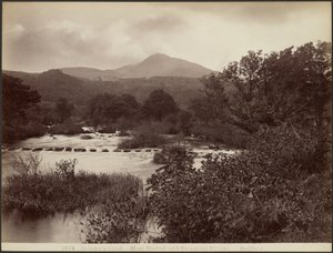 Bettws-y-Coed. Moel Siabod und Trittsteine von Francis Bedford