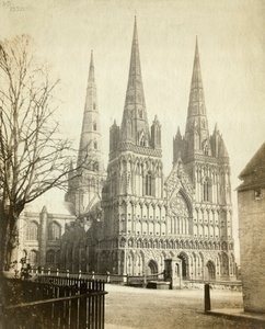 Lichfield Kathedrale, Staffordshire, ca. 1860