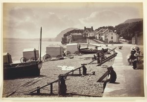 Sidmouth, westlich der Esplanade