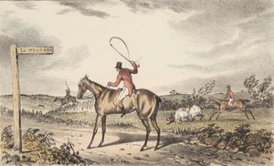 Illustrationen zu Nimrod über den Zustand der Jäger, ergänzend zur Ausgabe von C. J. Apperley von 1834 von Francis Calcraft Turner