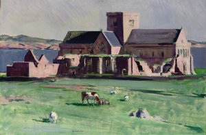 Iona-Abtei von Nordwesten von Francis Campbell Boileau Cadell