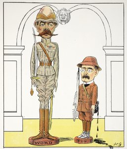 K, k, Illustration aus dem Struwwelpeter-Alphabet, Vers von Harold Begbie (1871–1929)