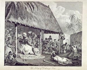 Der Empfang des Königs von Dahomey, Platte I aus 