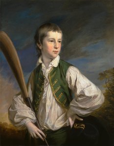 Charles Collyer als Junge mit einem Cricket-Schläger von Francis Cotes