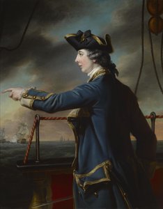 Porträt von Kapitän Edward Knowles, R.N. (1742-1762) von Francis Cotes