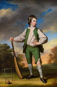 Der junge Cricketspieler - Porträt von Lewis Cage von Francis Cotes