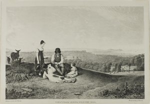 Blick von Kings, Weston Hill, aus Drei Ansichten, die die Landschaft von Bristol und ihre Umgebung illustrieren von Francis Danby